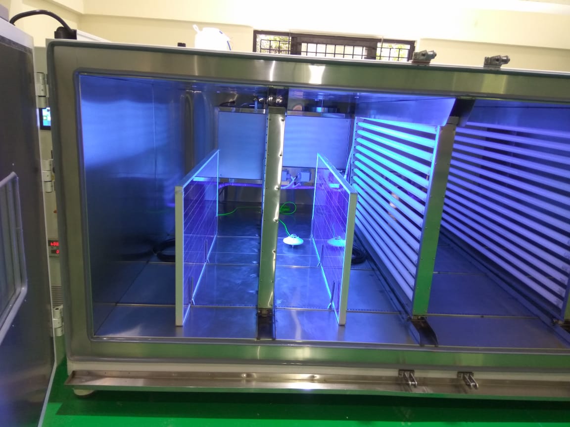 UV Preconditioning Test Chamber for Solar Panels